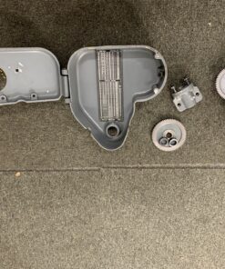 Alternative view of Used Myford Super 7 non gearbox guard lh leadscrew bracket banjo gears spacers