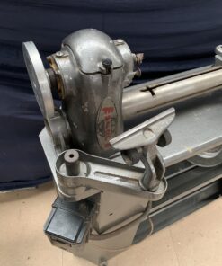 Alternative view of Myford ML8 wood lathe with cabinet bowl turning attachments motor accessories