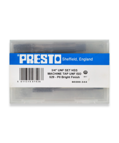 PRESTO HSS 3/4" x 16TPI UNF SET OF 3 TAPS