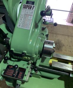 Myford Super 7 lathe with gearbox power cross feed motor switch cabinet imperial - Image 12