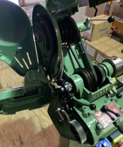 Myford Super 7 lathe with gearbox power cross feed motor switch cabinet imperial - Image 13