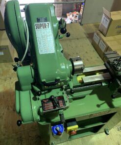 Myford Super 7 lathe with gearbox power cross feed motor switch cabinet imperial - Image 14