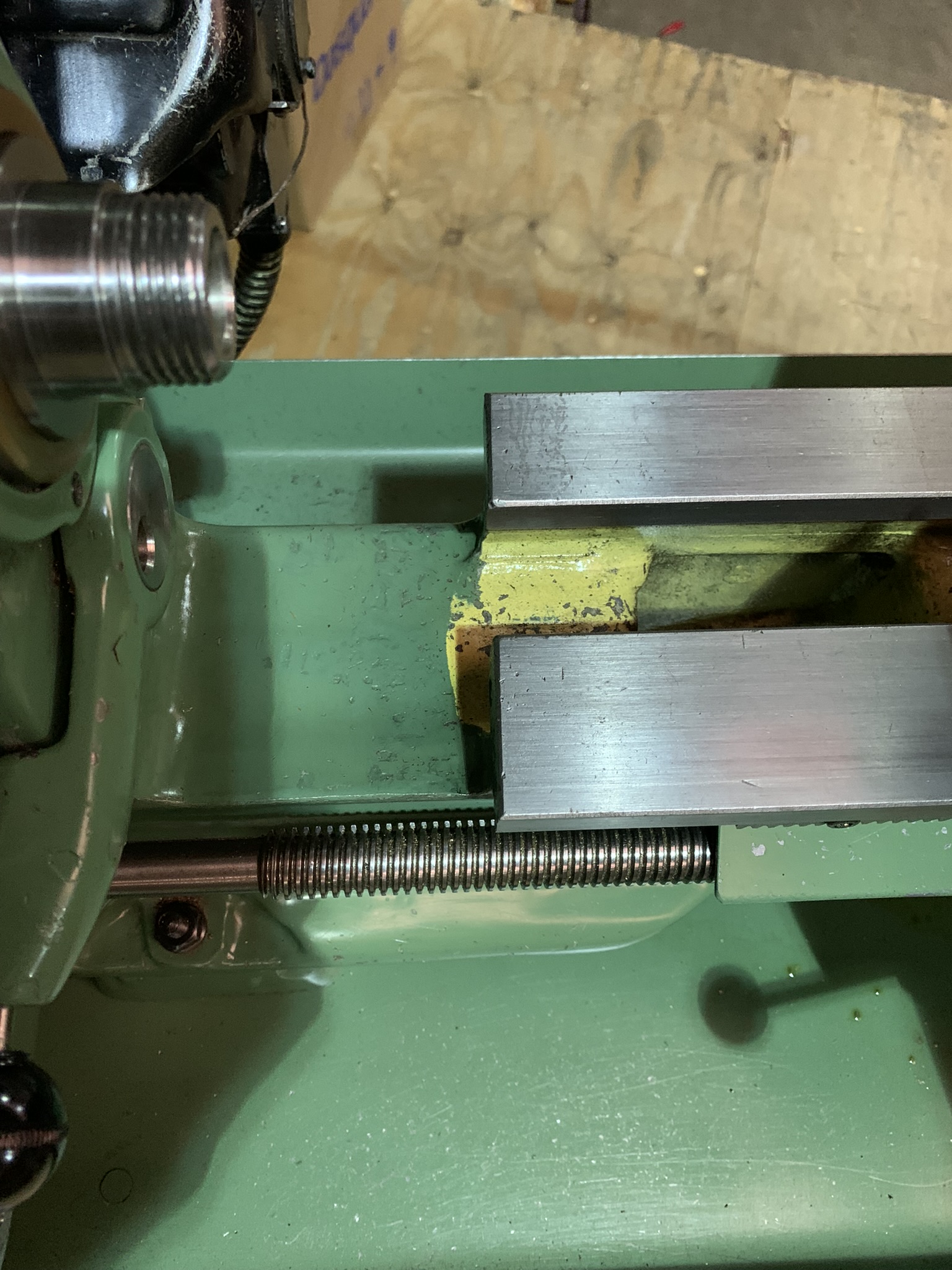 Myford Super 7 lathe with gearbox power cross feed motor switch quick change - Image 13