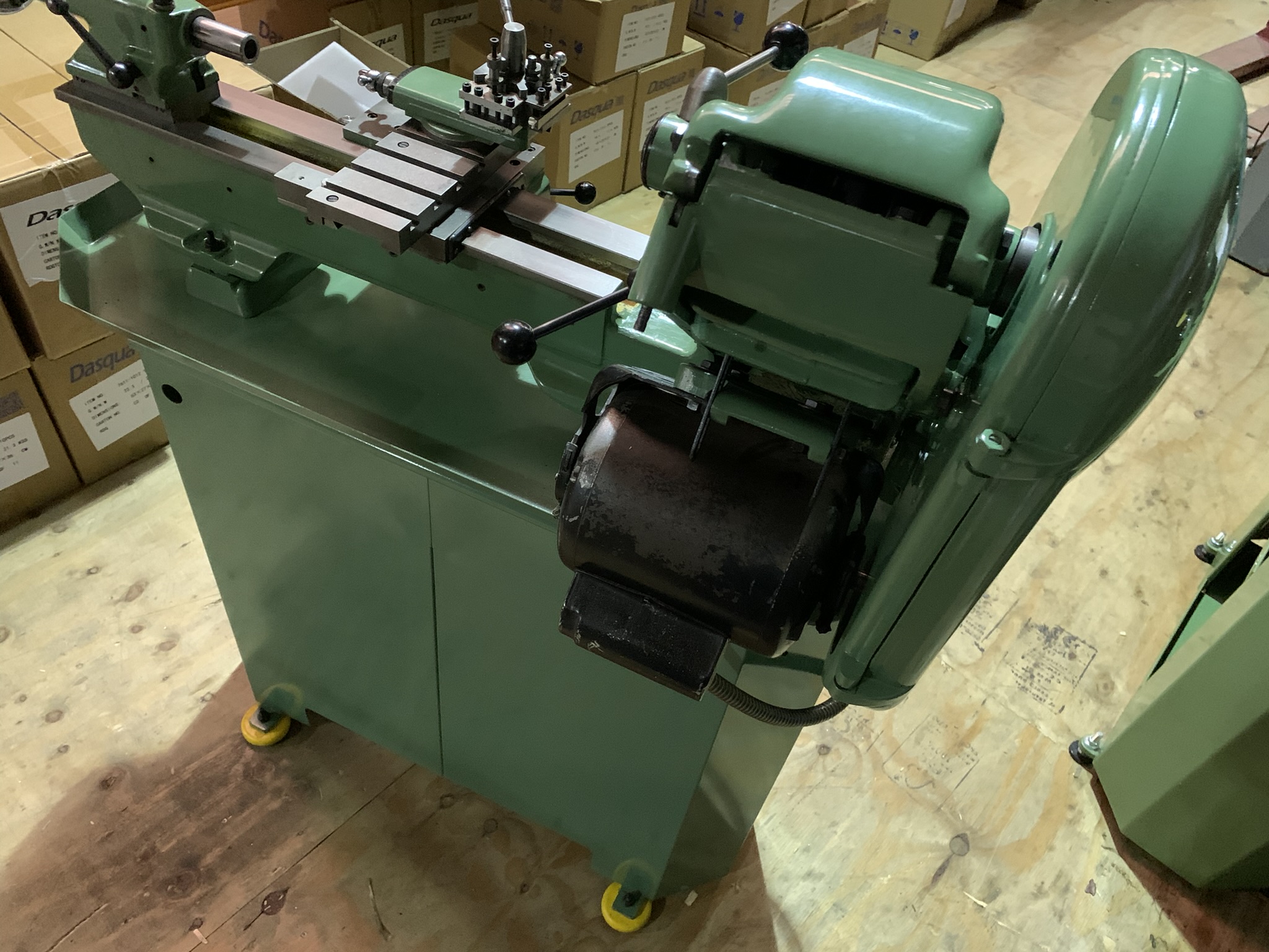 Myford Super 7 lathe with gearbox power cross feed motor switch quick change - Image 7