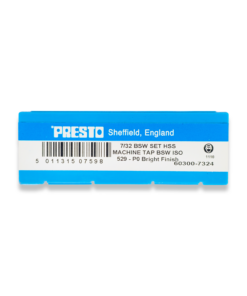 PRESTO 7/32" x 24TPI BSW HSS SET OF 3 TAPS