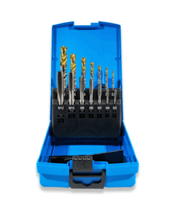 PRESTO M3-M12 METRIC HSS TAP AND TIN TIPPED DRILL SET