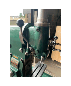 Alternative view of Centec 2A milling machine horizontal / vertical on cabinet 2mt head