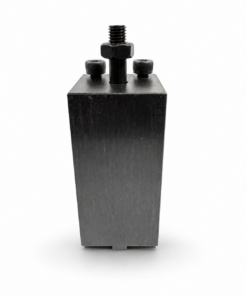 Alternative view of Myford rear toolpost for 254 lathes 3" centre height with boat bolts and stud