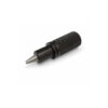 Gearbox selector knob with plunger spring housing knob circlip